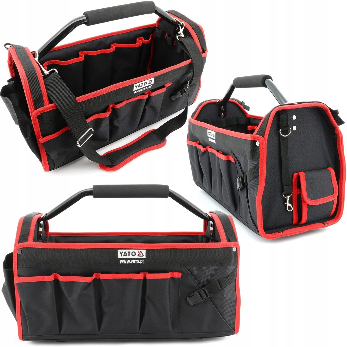 TORBA NARZEDZIOWA NA RAMIE NARZEDZIA YATO DUZA OTWARTA ORGANIZER XXL