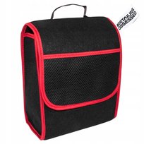 Torba Organizer Kufer Do Bagażnika Black Red Duża