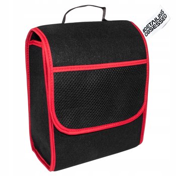 Torba Organizer Kufer Do Bagażnika Black Red Duża