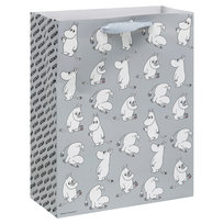 Torba Papierowa, Moomin BTS, Szary, Rozmiar L