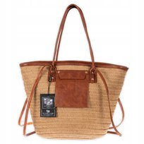 Torba Plażowa Duża BAD&BAGS Na Plażę Piknik Shopper Damska Ramię Torebka