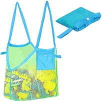 Torba Plażowa Duża Siatka Na Plażę Niebiesko-zielona