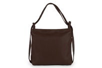 Torba Plecak Damska Skórzana Vera Pelle Zaino Choco