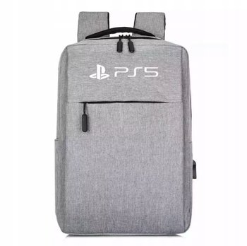 Torba Plecak Na Konsole PS5 i PS4 Z USB kolor Szary - Greenzone