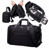 TORBA PODRÓŻNA DO SIŁOWNI 2W1 POJEMNA TORBA I SASZETKA TORBA MĘSKA SPORTOWA