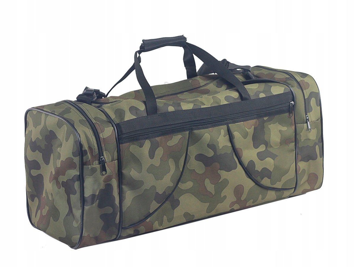 Torba podróżna sportowa treningowa duża 80L 69x37x31 wz,93 moro - Inna ...