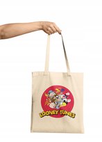 TORBA SHOPPER MATERIAŁOWA NA RAMIĘ LOONEY TUN.ES BOHATEROWIE WYBÓR MIX Inna marka