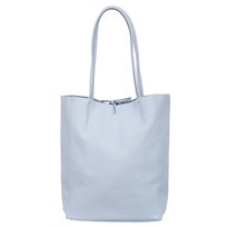 Torba Skórzana Vera Pelle Corda Błękitna