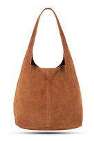 Torba Skórzana Vera Pelle Rossina Zamszowa Ruda