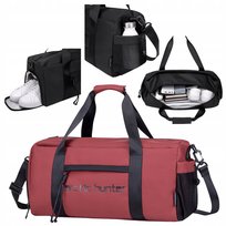 TORBA SPORTOWA czerwona damska WODOODPORNA podróżna TRENING SIŁOWNIA