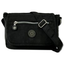 Torba Street Nylon Na Ramię, Czarna, Damska Torba Otj201S Bag Street