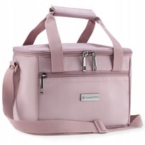 Torba termiczna na lunch box na jedzenie torba na ramie różowa ZAGATTO Zagatto