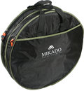Torba wędkarska Mikado na siatki 2 komorowa - okrągła (63x17cm) - Czarno/Zielony&nbsp;-&nbsp;Mikado