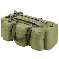 Torba wojskowa, worek w stylu militarnym, 85 L, oliwkowa vidaXL