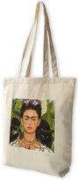 Torba z naszywką Autoportret z cierniowym naszyjnikiem i kolibrem Frida Kahlo