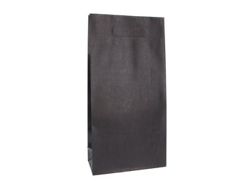 Torebka butelkowa OZDOBNA z uchwytem CZARNEGO KOLORU - Inna marka