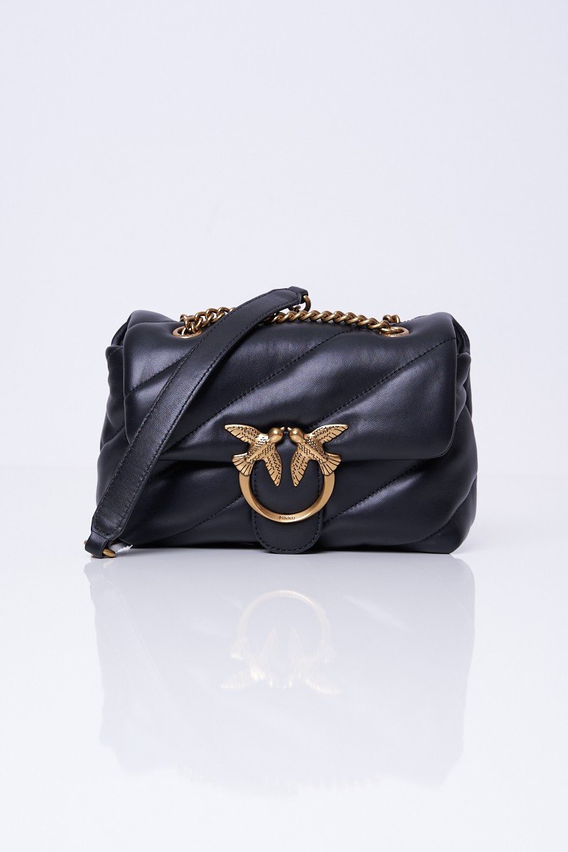 Pinko Torebka czarna LOVE MINI PUFF PINKO