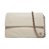 Torebka damska Calvin Klein Jeans Micro Mono Ew Flap25 beżowa Calvin Klein