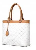 Torebka Damska Duża Mieści A4 Shopper Elegancka PUCCINI Biała BLXP0001D-0 PUCCINI