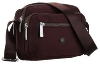 Torebka damska listonoszka PETERSON mała elegancka burgdundowa