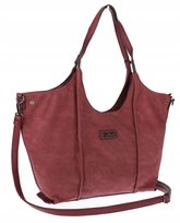 Torebka damska listonoszka worek na ramię duża pojemna torba CH7714 Bordowa