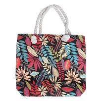 TOREBKA DAMSKA na ramię TORBA duża BOHO PLAŻOWA shopper pojemna LIŚCIE Alessio