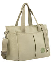 Torebka damska PETERSON duża torba shopper bag miejska sportowa A4 miętowa Peterson