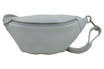 Torebka damska saszetka / nerka - CASUAL - Biała Barberinis