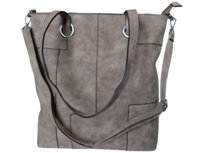 Torebka Damska Shopper Bag Beżowa Klasyczna Pojemna z Długimi Uszami Inna marka