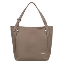 Torebka Damska Shopperka Skórzana Vezze Segna Taupe