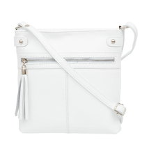 Torebka Damska Skórzana Vera Pelle Azala Biała