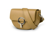 Torebka Damska Skórzana Vera Pelle Gusto Szafran