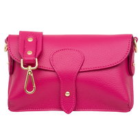 Torebka Damska Skórzana Vera Pelle Imba Fuksja