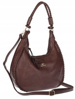 Torebka Damska Worek shopper włoska marka CHARRO pojemna CH3316 Czekoladowa