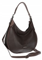 Torebka Damska Worek shopper włoska marka CHARRO pojemna CH5528 Czekoladowa