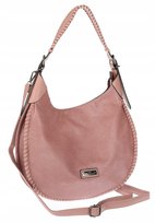 Torebka Damska Worek shopper włoska marka CHARRO pojemna CH5528 Różowa