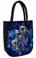 Torebka filcowa City Antracyt, nadruk Midnight – shopperka damska, ekologiczny filc, zamek, mieści A4, udźwig do 10 kg, polska produkcja, ARCO Design