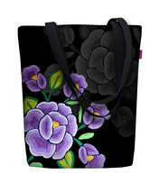 Torebka płócienna Sunny, nadruk Veracruz – shopperka damska, wodoodporna, zamek, mieści A4, udźwig do 10 kg, polska produkcja, ARCO Design