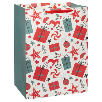Torebka Prezentowa, Joyful Xmas, Świąteczny, Jumbo - Empik