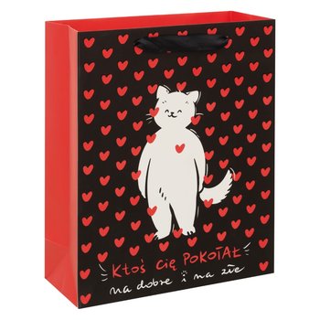 Torebka prezentowa, Kotterlove, Serca, Rozmiar M - Empik