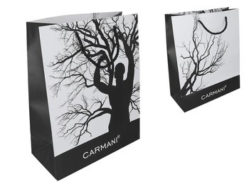 Torebka prezentowa, Mężczyzna i drzewo, średnia - Carmani