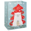 Torebka Prezentowa, Santa's Factory, Choinka, Czerwona, Rozmiar S - Empik