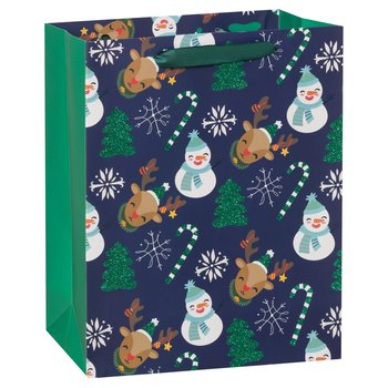 Torebka Prezentowa, Santa's Factory, Pattern , Rozmiar M - Empik