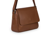 Torebka Skórzana Vera Pelle Bafta Koniak