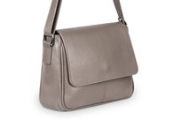 Torebka Skórzana Vera Pelle Bafta Taupe