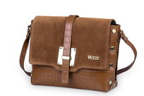 Torebka Skórzana Vezze Borchie Ruda