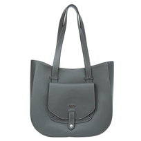 Torebka Skórzana Vezze Copertina Antracyt