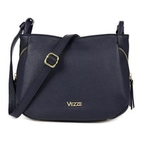 Torebka Skórzana Vezze Intima Granatowa