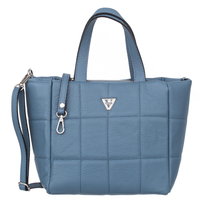 Torebka Skórzana Vezze Piatto Błękitna