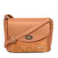 Torebka Skórzana Vezze Valva Ruda